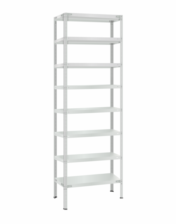 Стеллаж металлический Титан МС-500 2300х700х300 8 полок