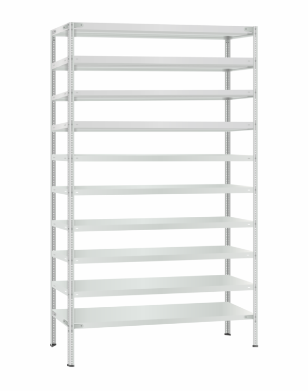 Стеллаж металлический Титан МС-500 2400х1200х600 10 полок
